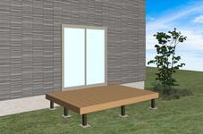 人工木材デッキ LIXIL樹ら楽ステージ 人工木材デッキ LIXIL樹ら楽ステージ