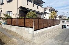 H様フェンス施工後 H様フェンス施工後
