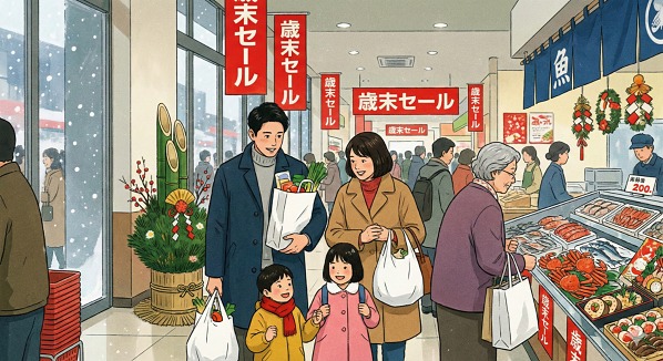 年末買い出し 年末買い出し